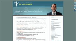Desktop Screenshot of anwalt-hansen.de